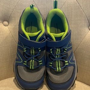 Merrell washable m-trail quest hiking sneakers size 6m boys